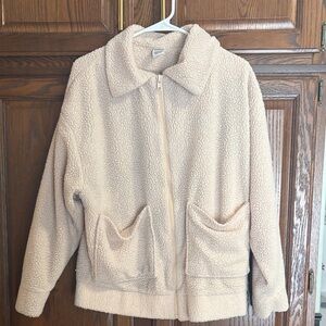 Victoria's Secret Cream Teddy Jacket